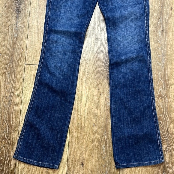 Frankie b. Dark Wash Low rise Bootcut Jeans Size 28 - Picture 6 of 9